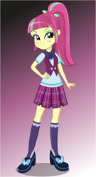 Size: 1280x2363 | Tagged: safe, artist:diilaycc, imported from derpibooru, sour sweet, equestria girls, friendship games, female, hand on hip, solo