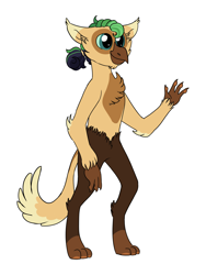 Size: 3000x4000 | Tagged: safe, artist:queenderpyturtle, imported from derpibooru, oc, oc only, interspecies offspring, offspring, parent:capper dapperpaws, parent:captain celaeno, simple background, solo, white background