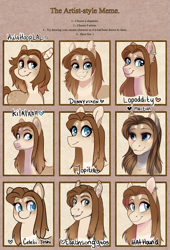 Size: 1107x1630 | Tagged: safe, artist:royvdhel-art, imported from derpibooru, oc, oc only, earth pony, pony, bust, earth pony oc, female, mare, smiling, style emulation