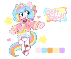 Size: 883x732 | Tagged: safe, artist:oofycolorful, imported from derpibooru, oc, oc only, oc:oofy colorful, pony, unicorn, converse, shoes, solo