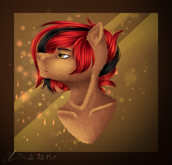 Size: 2041x1963 | Tagged: safe, artist:lunciakkk, imported from derpibooru, oc, oc only, oc:simir, semi-anthro, bust, cheek fluff, chest fluff, commission, ear fluff, fluffy, portrait, solo