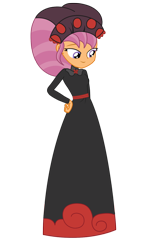 Size: 960x1425 | Tagged: safe, artist:hankstermanart, imported from derpibooru, sable spirit, equestria girls, empress sable spirit, equestria girls-ified, female, simple background, solo, transparent background, young, young sable spirit, younger