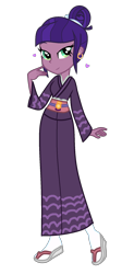 Size: 958x1949 | Tagged: safe, artist:hate-love12, imported from derpibooru, kimono, equestria girls, clothes, equestria girls-ified, g3, g3 to equestria girls, g3 to g4, g4, generation leap, kimono (clothing), simple background, solo, transparent background