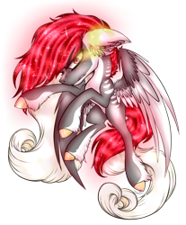 Size: 3629x4387 | Tagged: safe, artist:beamybutt, imported from derpibooru, oc, oc only, pegasus, pony, angry, commission, ear fluff, male, pegasus oc, rearing, simple background, solo, sombra eyes, stallion, transparent background, ych result