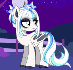 Size: 828x796 | Tagged: safe, artist:moonbatz, imported from derpibooru, oc, oc only, bat pony, pony, female, mare, solo