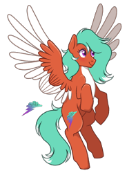 Size: 1034x1402 | Tagged: safe, artist:fizzmitz, imported from derpibooru, oc, oc only, oc:azure skies, pegasus, pony, derpibooru community collaboration, 2022 community collab, colored wings, female, mare, pegasus oc, simple background, solo, transparent background, two toned wings, wings