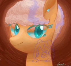Size: 2048x1901 | Tagged: safe, artist:laurasrxfgcc, imported from derpibooru, oc, oc only, pony, cyan eyes, icon, shading, solo, whit mane