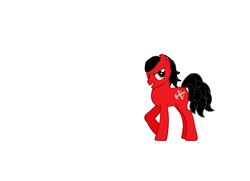 Size: 900x650 | Tagged: safe, artist:cartooncrv, imported from derpibooru, pony, pony creator, beauty and the beast, gaston legume, ponified, simple background, solo, white background