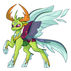 Size: 3000x3000 | Tagged: safe, artist:greenmaneheart, imported from derpibooru, thorax, changedling, changeling, high res, king thorax, simple background, solo, transparent background