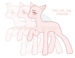 Size: 1235x962 | Tagged: safe, artist:klewgcg, imported from derpibooru, oc, oc only, earth pony, pony, bald, base, earth pony oc, raised hoof, simple background, transparent background