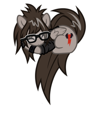 Size: 2550x3300 | Tagged: safe, imported from derpibooru, pegasus, pony, band, emo, heart, high res, male, mikey way, my chemical romance, ponified, solo, stallion, three cheers for sweet revenge