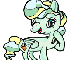 Size: 500x400 | Tagged: safe, artist:jewelswirlix, imported from derpibooru, vapor trail, pegasus, pony, female, mare, simple background, solo, transparent background