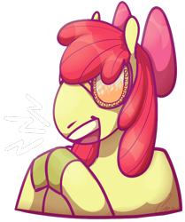 Size: 692x829 | Tagged: safe, artist:roseanon4, imported from derpibooru, apple bloom, earth pony, pony, female, filly, glasses, hooves together, simple background, solo, transparent background