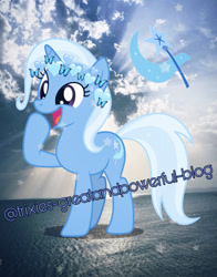 Size: 640x818 | Tagged: safe, artist:cadenceconfessions, imported from derpibooru, trixie, pony, unicorn, collage, cutie mark, female, mare, real life background, solo