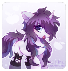 Size: 2330x2444 | Tagged: safe, artist:dedfriend, imported from derpibooru, oc, oc only, pony, unicorn, high res, solo