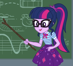 Size: 610x548 | Tagged: safe, imported from derpibooru, screencap, sci-twi, twilight sparkle, equestria girls, equestria girls series, holidays unwrapped, spoiler:eqg series (season 2), cropped, solo, the cider louse fools