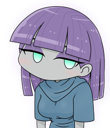 Size: 640x740 | Tagged: safe, artist:batipin, imported from derpibooru, part of a set, maud pie, equestria girls, chibi, female, no mouth, no nose, simple background, solo, transparent background