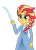 Size: 1024x1432 | Tagged: safe, artist:emeraldblast63, imported from derpibooru, sunset shimmer, equestria girls, clothes, clothes swap, crossover, elsa, female, frozen (movie), gloves, magic, motorcross, not fiery shimmer, simple background, transparent background