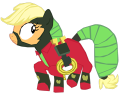 Size: 1280x1063 | Tagged: safe, artist:benpictures1, imported from derpibooru, applejack, mistress marevelous, pony, power ponies (episode), cute, inkscape, jackabetes, power ponies, simple background, solo, transparent background, vector