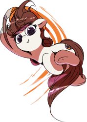 Size: 857x1205 | Tagged: safe, artist:vultraz, oc, oc:ausdruck, earth pony, cutie mark, female, looking at you, mare, paintbrush, t:em/p/o