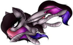 Size: 2695x1690 | Tagged: safe, artist:beamybutt, imported from derpibooru, oc, oc only, bat pony, pony, bat pony oc, bat wings, ear fluff, eyelashes, simple background, solo, transparent background, wings