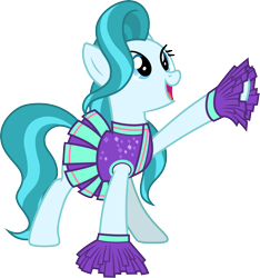 Size: 3000x3201 | Tagged: safe, artist:cloudy glow, imported from derpibooru, lighthoof, earth pony, pony, 2 4 6 greaaat, .ai available, cheerleader, cheerleader outfit, clothes, female, high res, mare, open mouth, simple background, solo, transparent background, vector