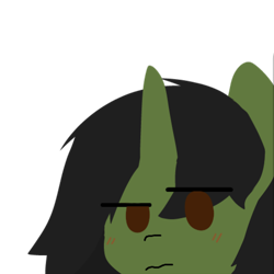 Size: 487x487 | Tagged: safe, artist:seylan, imported from derpibooru, oc, oc:grim fate, pony, unicorn, digital art, female, mare, simple background, solo, transparent background