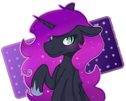 Size: 2871x2313 | Tagged: safe, artist:wild-thunder06, imported from derpibooru, nightmare moon, alicorn, pony, female, high res, looking at you, simple background, solo, transparent background