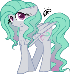 Size: 868x923 | Tagged: safe, artist:gallantserver, imported from derpibooru, oc, oc only, oc:mariposa blossom, pegasus, pony, female, mare, offspring, parent:fluttershy, parent:zephyr breeze, parents:zephyrshy, product of incest, simple background, solo, transparent background