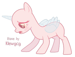 Size: 1253x949 | Tagged: safe, artist:klewgcg, imported from derpibooru, oc, oc only, alicorn, pony, alicorn oc, bald, base, eyelashes, female, horn, mare, sad, solo, wings