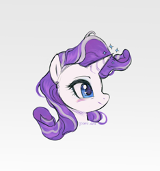Size: 842x901 | Tagged: safe, artist:goatr, imported from derpibooru, rarity, pony, unicorn, bust, female, mare, older, older rarity, simple background, solo, white background