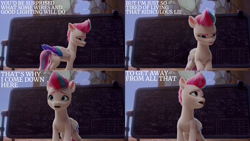 Size: 1280x720 | Tagged: safe, edit, edited screencap, editor:quoterific, imported from derpibooru, screencap, zipp storm, pegasus, pony, spoiler:g5, spoiler:my little pony: a new generation, fancy mathematics, female, g5, mare, math, my little pony: a new generation, open mouth, solo