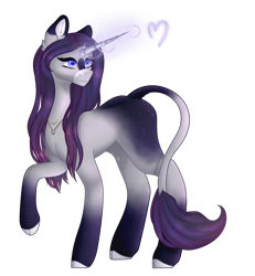 Size: 1800x1952 | Tagged: safe, artist:pokaparida, imported from derpibooru, oc, oc only, oc:stellar dusk, pony, unicorn, female, magic, mare, simple background, solo, transparent background