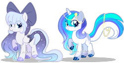 Size: 4600x2336 | Tagged: safe, artist:darkjillmlp123, imported from derpibooru, oc, oc only, pegasus, pony, unicorn, female, mare, simple background, transparent background