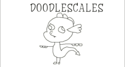 Size: 960x519 | Tagged: safe, artist:undeadponysoldier, imported from ponybooru, spike, dragon, series:spikebob scalepants, blank expression, derp, doodlebob, faic, frankendoodle, male, parody, solo, spongebob squarepants, stylistic suck, t pose, title card