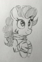 Size: 1346x1969 | Tagged: safe, artist:sodanium, imported from ponybooru, oc, oc only, oc:rampage, earth pony, pony, fallout equestria, fallout equestria: project horizons, fanfic art, female, mare, monochrome, traditional art