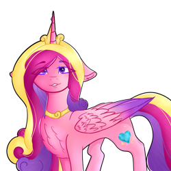 Size: 3000x3000 | Tagged: safe, artist:pokaparida, imported from derpibooru, princess cadance, alicorn, pony, female, high res, simple background, solo, transparent background