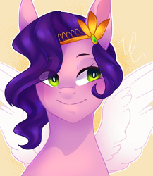 Size: 1646x1896 | Tagged: safe, artist:waterz-colrxz, imported from derpibooru, pipp petals, pegasus, pony, adorapipp, bust, cute, female, g5, my little pony: a new generation, portrait, solo