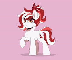 Size: 3783x3142 | Tagged: safe, artist:rand-dums, imported from derpibooru, oc, oc only, earth pony, pony, cherry coke, coca-cola, earth pony oc, female, high res, raised hoof, simple background, solo