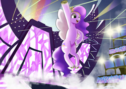 Size: 1024x724 | Tagged: safe, artist:neoshrek, imported from derpibooru, pipp petals, pegasus, pony, adorapipp, cute, female, g5, my little pony: a new generation, rave, solo