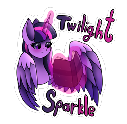 Size: 1685x1639 | Tagged: safe, artist:yanderecomet, imported from derpibooru, twilight sparkle, alicorn, pony, female, glowing, glowing horn, horn, magic, reading, simple background, solo, telekinesis, transparent background, twilight sparkle (alicorn), white outline