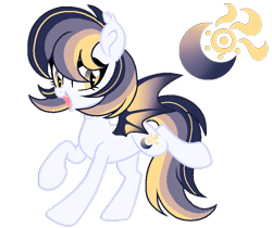 Size: 799x672 | Tagged: safe, artist:madlilon2051, imported from derpibooru, oc, oc only, bat pony, pony, base used, bat pony oc, bat wings, eyelashes, female, mare, open mouth, raised hoof, simple background, smiling, solo, transparent background, wings