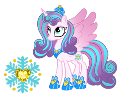 Size: 1019x800 | Tagged: safe, artist:madlilon2051, imported from derpibooru, princess flurry heart, alicorn, pony, base used, crown, eyelashes, female, hoof shoes, horn, jewelry, mare, older, older flurry heart, peytral, regalia, simple background, smiling, solo, transparent background, wings