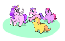 Size: 899x567 | Tagged: safe, artist:carpdime, imported from derpibooru, pipp petals, fluffy pony, pegasus, pony, fans, fluffy pony original art, g5, my little pony: a new generation, pippsqueaks