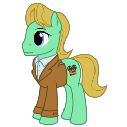 Size: 2500x2500 | Tagged: safe, artist:terminalhash, imported from derpibooru, oc, oc only, oc:kokovin93, earth pony, pony, clothes, digital art, high res, jacket, male, simple background, solo, stallion, transparent background, vector