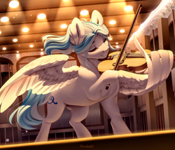 Size: 1000x857 | Tagged: safe, artist:evehly, edit, imported from derpibooru, oc, oc:lesa castle, pony, musical instrument