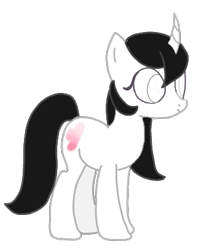 Size: 345x406 | Tagged: safe, imported from derpibooru, oc, pony, unicorn, curved horn, horn, simple background, solo, transparent background, unicorn oc