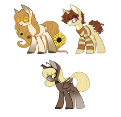 Size: 1247x1203 | Tagged: safe, artist:cyrinthia, imported from derpibooru, oc, oc only, earth pony, pony, unicorn, clothes, female, glasses, mare, simple background, sweater, transparent background