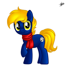Size: 1191x1272 | Tagged: safe, artist:princessmoonsilver, imported from derpibooru, oc, oc only, oc:perfect drop, earth pony, pony, base used, clothes, male, scarf, simple background, solo, stallion, transparent background