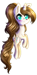 Size: 300x610 | Tagged: safe, artist:gihhbloonde, imported from derpibooru, oc, oc only, oc:gihh bloonde, pony, unicorn, eyelashes, female, horn, mare, simple background, smiling, solo, transparent background, unicorn oc, wide eyes